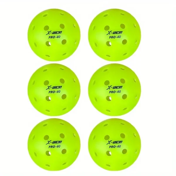 44bb0ff9-b5cf-415d-a91a-499c26ab7104-1.webp X ACE 40 PRO Pickleballs Crack Resistant & High Visibility