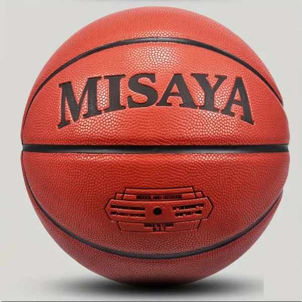 MISAYA Size 7 Basketball  Red, Official Weight