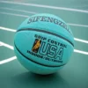 Green PU Non Slip Basketball